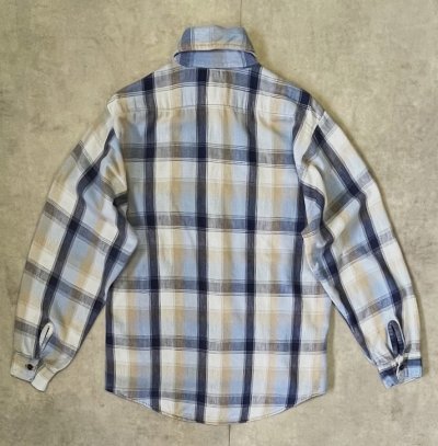 画像3: 80'S FIVE BROTHER フランネル ワークシャツ チェック柄 USA製 (VINTAGE)