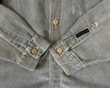 他の写真2: 90'S GRAMICCI 旧タグ バンブーボタン 長袖 ヘンプシャツ オリーブ USA製 (VINTAGE)