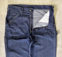 他の写真1: 70'S SEARS バットダイデニム ペインターパンツ SCOVILLジップ インディゴ (VINTAGE)