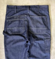 他の写真3: 70'S SEARS バットダイデニム ペインターパンツ SCOVILLジップ インディゴ (VINTAGE)