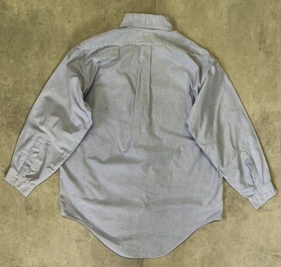 画像3: 70'S BROOKS BROTHERS "MAKERS" 6ボタン オックスフォード BDシャツ ブルー USA製 (VINTAGE)