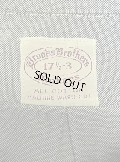 画像2: 70'S BROOKS BROTHERS "MAKERS" 6ボタン オックスフォード BDシャツ ブルー USA製 (VINTAGE)