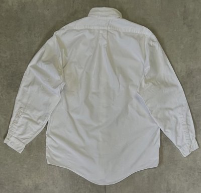 画像3: 90'S BROOKS BROTHERS "MAKERS" オックスフォード 長袖 BDシャツ ホワイト USA製 (VINTAGE)