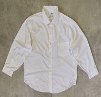 60'S ARROW "DECTON" 長袖 ポプリンシャツ ホワイト USA製 (VINTAGE)