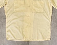 他の写真3: 60'S ARROW "DECTON" 半袖 オープンカラーシャツ ライトイエロー USA製 (VINTAGE)