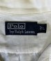 画像2: 90'S RALPH LAUREN シルク/リネン 裾ロゴ 半袖 オープンカラーシャツ オフホワイト (VINTAGE) (2)