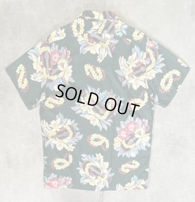 画像4: 90'S RALPH LAUREN "KEY WEST CAMP" ビスコース 半袖 オープンカラーシャツ 総柄 (VINTAGE)