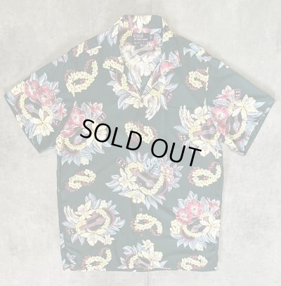 画像1: 90'S RALPH LAUREN "KEY WEST CAMP" ビスコース 半袖 オープンカラーシャツ 総柄 (VINTAGE)