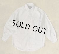 90'S RALPH LAUREN "BIG SHIRT" オックスフォード BDシャツ ブルー (VINTAGE)