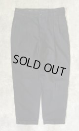 90'S RALPH LAUREN "HAMMOND PANT" ツープリーツ チノパンツ ブラック W35L30 (VINTAGE)