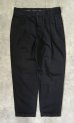画像1: 90'S RALPH LAUREN "HAMMOND PANT" ツープリーツ チノパンツ ブラック W35L30 (VINTAGE) (1)