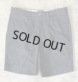 90'S RALPH LAUREN "クレストロゴ" ノープリーツ チノショーツ ネイビー USA製 (DEADSTOCK)