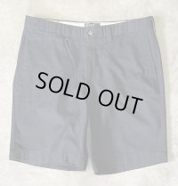 90'S RALPH LAUREN "クレストロゴ" ノープリーツ チノショーツ ネイビー USA製 (DEADSTOCK)
