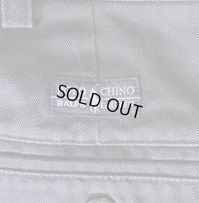 画像4: 90'S RALPH LAUREN "HAMMOND PANT" ツープリーツ チノパンツ ブラック W36L30 (VINTAGE)
