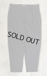 90'S RALPH LAUREN "HAMMOND PANT" ツープリーツ チノパンツ ブラック W36L30 (VINTAGE)