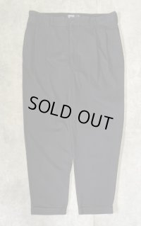 90'S RALPH LAUREN "HAMMOND PANT" ツープリーツ チノパンツ ブラック W36L30 (VINTAGE)