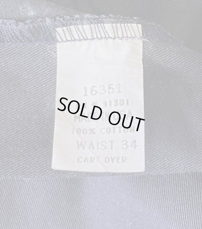 画像3: 90'S RALPH LAUREN "クレストロゴ" ノープリーツ チノショーツ ネイビー USA製 (DEADSTOCK)
