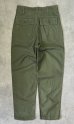 画像6: 60'S アメリカ軍 US ARMY "OG107" コットンサテン ベイカーパンツ ミリタリーグリーン (VINTAGE) (6)