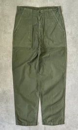 60'S アメリカ軍 US ARMY "OG107" コットンサテン ベイカーパンツ ミリタリーグリーン (VINTAGE)