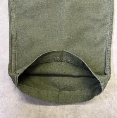 画像5: 60'S アメリカ軍 US ARMY "OG107" コットンサテン ベイカーパンツ ミリタリーグリーン (VINTAGE)