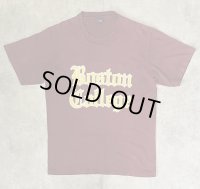 90'S BOSTON COLLEGE シングルステッチ 半袖 Tシャツ バーガンディ USA製 (VINTAGE)