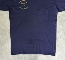 他の写真3: 80'S BARRINGTON FIREFIGHTERS シングルステッチ 半袖 ポケット付き Tシャツ ネイビー USA製 (VINTAGE)