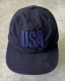 画像2: 90'S RALPH LAUREN "POLO SPORT" ベースボールキャップ ネイビー USA製 (VINTAGE) (2)