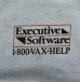 画像3: 90'S EXECUTIVE SOFTWARE 両面プリント シングルステッチ 半袖 Tシャツ サックスブルー USA製 (VINTAGE) (3)