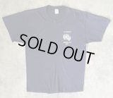 80'S HARVARD UNIVERSITY 両面プリント シングルステッチ 半袖 Tシャツ ネイビー USA製 (VINTAGE)
