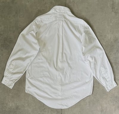 画像3: 80'S BROOKS BROTHERS "MAKERS" オックスフォード レギュラーカラーシャツ ホワイト USA製 (VINTAGE)