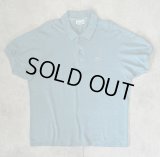 80'S CHEMISE LACOSTE ポロシャツ ミントヘザー フランス製 (VINTAGE)