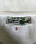 画像2: 70'S CHEMISE LACOSTE ポロシャツ ホワイト フランス製 (VINTAGE) (2)