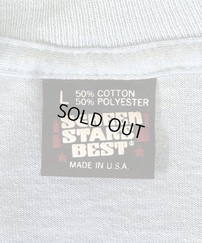 画像2: 90'S EXECUTIVE SOFTWARE 両面プリント シングルステッチ 半袖 Tシャツ サックスブルー USA製 (VINTAGE)
