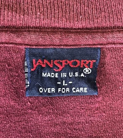 画像2: 90'S BOSTON COLLEGE シングルステッチ 半袖 Tシャツ バーガンディ USA製 (VINTAGE)