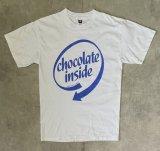 90'S LUNATIC FRINGE "CHOCOLATE INSIDE" 半袖 Tシャツ ホワイト (VINTAGE)
