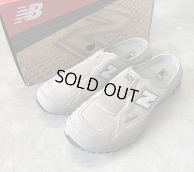 画像1: NEW BALANCE 801 "ALL TERRAIN" スウェード スリッポン グレー 箱付き (DEADSTOCK)