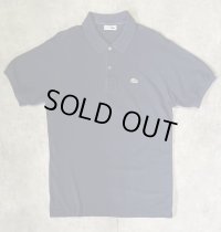 80'S CHEMISE LACOSTE ポロシャツ ネイビー フランス製 (VINTAGE)
