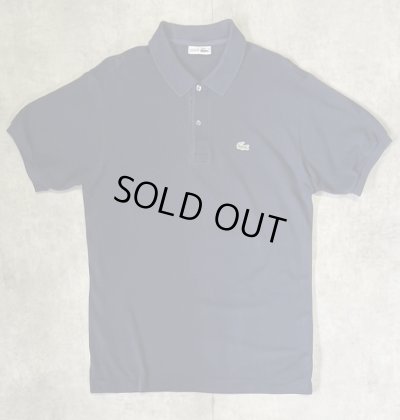 画像1: 80'S CHEMISE LACOSTE ポロシャツ ネイビー フランス製 (VINTAGE)