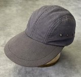 80'S LL Bean キャンバス ロングビルキャップ フェードネイビー USA製 (VINTAGE)