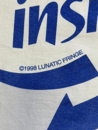 画像4: 90'S LUNATIC FRINGE "CHOCOLATE INSIDE" 半袖 Tシャツ ホワイト (VINTAGE)
