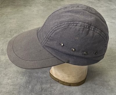 画像3: 90'S LL Bean キャンバス ロングビルキャップ フェードネイビー USA製 (VINTAGE)