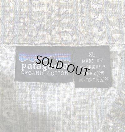 画像2: 90'S PATAGONIA オーガニックコットン 半袖 ACシャツ 総柄 香港製 (VINTAGE)