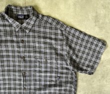 他の写真2: 90'S PATAGONIA オーガニックコットン 半袖 ACシャツ チェック柄 ポルトガル製 (VINTAGE)