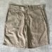 画像1: PATAGONIA ヘンプ/コットン ショーツ ダークベージュ (USED) (1)