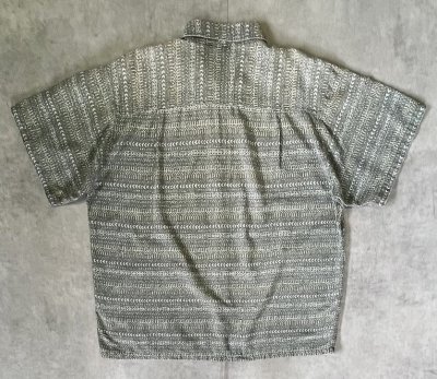 画像4: 90'S PATAGONIA オーガニックコットン 半袖 ACシャツ 総柄 香港製 (VINTAGE)