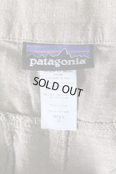 画像2: PATAGONIA ヘンプ/コットン ショーツ ダークベージュ (USED)