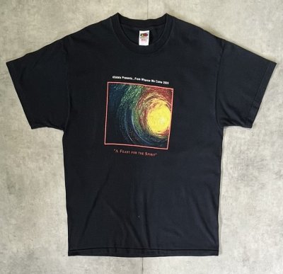 画像1: 00'S A FEAST FOR THE SPIRIT 半袖 Tシャツ ブラック (VINTAGE)