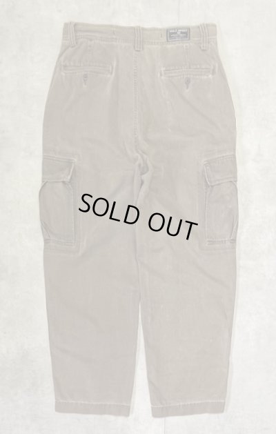 画像4: 90'S RALPH LAUREN "POLO SPORT" ヘリンボーンツイル カーゴパンツ カーキ (VINTAGE)