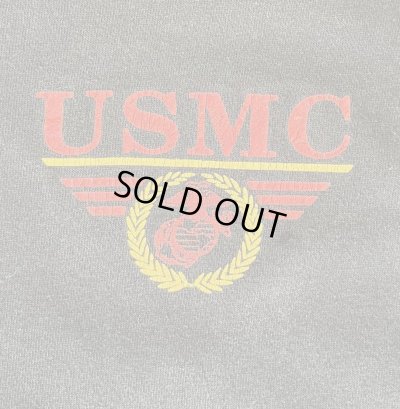 画像3: 80'S アメリカ軍 USMC シングルステッチ 半袖 Tシャツ ブラック USA製 (VINTAGE)