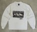 画像1: 90'S FIRST UNION シングルステッチ 両面プリント 長袖 Tシャツ ホワイト USA製 (VINTAGE) (1)